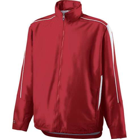 Holloway Youth Aggression Jacket (229262-C), Color 'Scarlet/White'